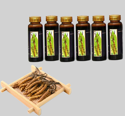 Liquide oral 100% solution d'extrait de Cordyceps sinensis de cordyceps de marque privée d'ODM d'OEM