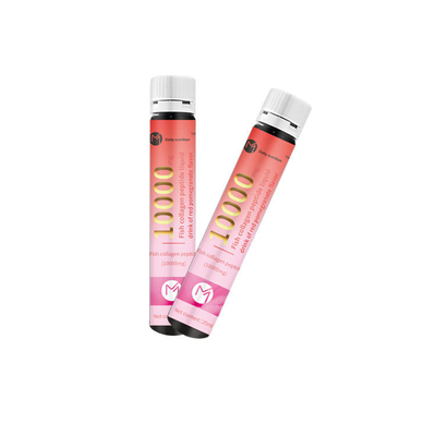 Liquide oral de éclairage de collagène de bonito d'orange sanguine d'enzymes de fruit de boissons de collagène de mer de peau d'OEM de boissons élastiques de peptide