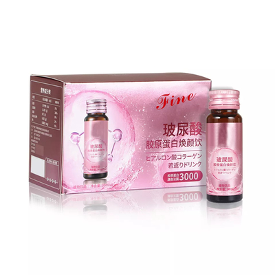 Peau halal de beauté de bouteille de marque de distributeur d'OEM blanchissant le supplément de l'eau de boissons de Marine Collagen Peptide Powder Liquid