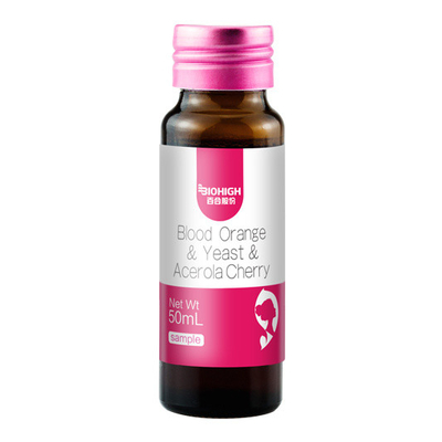 Beauté et soins de santé de Cherry Drink Oral Liquid Anti-Aging d'Acerola de levure d'orange sanguine d'OEM