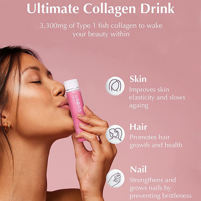 Solution orale de collagène marin personnalisée OEM pour le blanchiment et l'hydrolyse de la peau