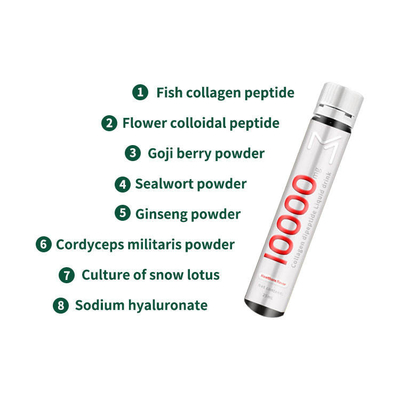 De boissons liquides orales phyto Rose Beauty Collagen Drink Marine liquide de collagène d'OEM