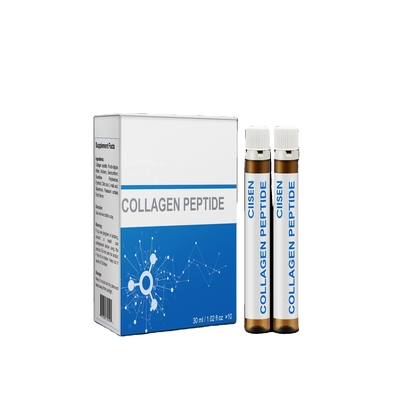 Solution de blanchiment et de soin de la peau OEM, boisson de beauté, solution orale de peptide de collagène micromoléculaire