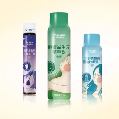 Les liquides oraux de boissons de collagène répandent bouteille en verre femelle de PE d'OEM de la baie de sureau 30ml 50ml