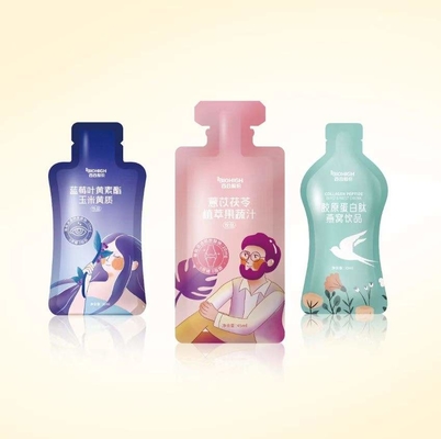 Les liquides oraux de boissons de collagène répandent bouteille en verre femelle de PE d'OEM de la baie de sureau 30ml 50ml