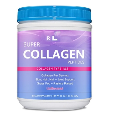 Peptide hydrolysé de collagène de collagène de poisson de produits de beauté de poudre de boisson de protéine de collagène d'OEM