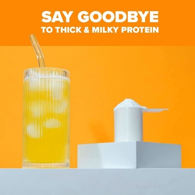 Protéine chaude d'isolat de petit lait d'espace libre d'OEM de vente saupoudrer le lactose nul Sugar Keto-Friendly Mango Pineapple Flavor zéro