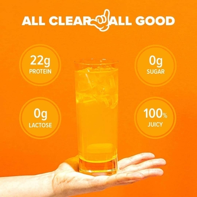 Protéine chaude d'isolat de petit lait d'espace libre d'OEM de vente saupoudrer le lactose nul Sugar Keto-Friendly Mango Pineapple Flavor zéro