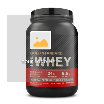 Poudre 100% de protéine d'étalon or de bâtiment de muscle de corps de poudre d'isolat de protéine de lactalbumine de marque de distributeur d'OEM 5lb