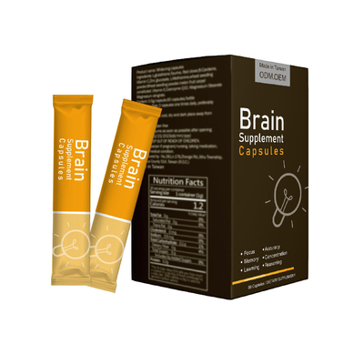 L'OEM a augmenté la mémoire et concentration Brain Supplement Powder For Students avancé, adultes, et personnes âgées