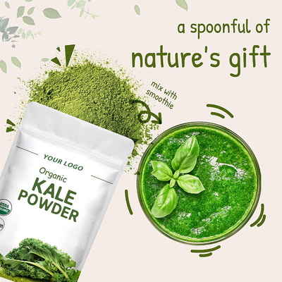 Poudre organique d'extrait de chou frisé de poudre de Superfood Juiced de verts d'OEM