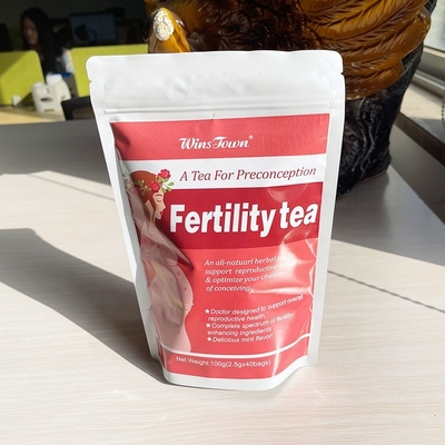 Detox d'OEM de thé de grossesse de la fertilité des femmes nettoyant le supplément utérin