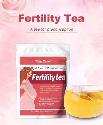 Detox d'OEM de thé de grossesse de la fertilité des femmes nettoyant le supplément utérin