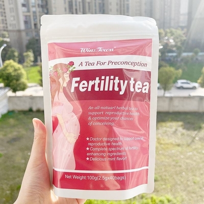 Detox d'OEM de thé de grossesse de la fertilité des femmes nettoyant le supplément utérin