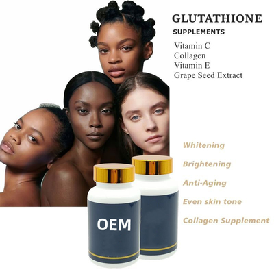 Peau saine efficace de glutathion de supplément de beauté d'OEM blanchissant des capsules