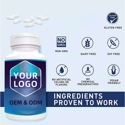 OEM Best Nootropic Capsules Advanced Formula NAD + Booster Anti Aging NMN Capsules avec CoQ10