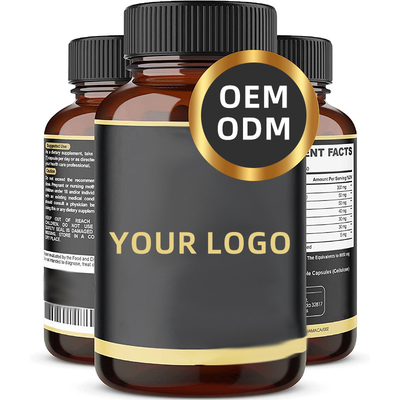 Énergie macagan organique végétarienne de poudre d'Ashwagandha de capsules macagan de haute qualité de poivre noir d'OEM