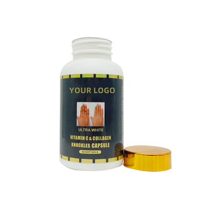 Capsules ultra blanches de vitamine C et de collagène d'OEM 60 Softgel pour enlever la jointure foncée, le coude