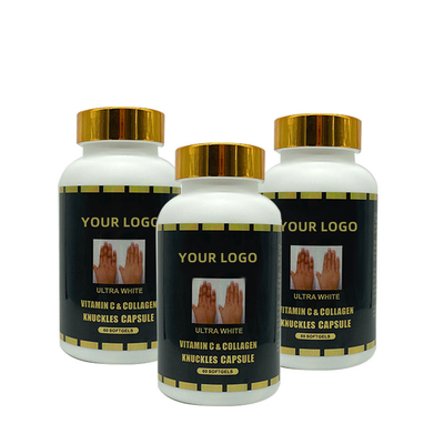 Capsules ultra blanches de vitamine C et de collagène d'OEM 60 Softgel pour enlever la jointure foncée, le coude