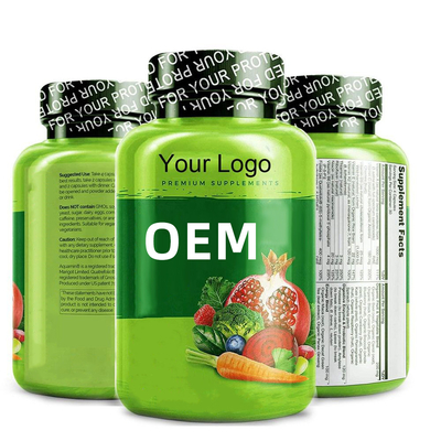 Les Tablettes entières de Multivitamin de nourriture de vente chaude d'OEM pour la santé des hommes complètent 120 capsules de Vegan
