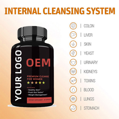 OEM Best Selling Private Labels Colon Cleanse Weight Loss Pills Slimming Capsules Probiotics Detox Capsules