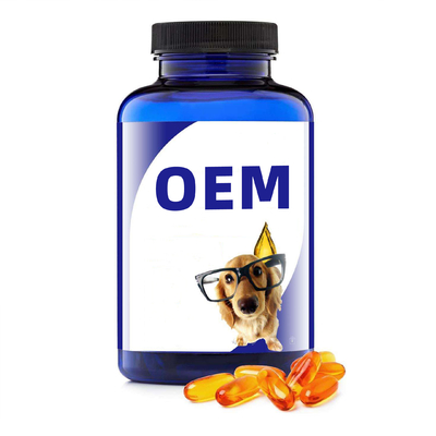 Huile de poisson nutritionnelle de supplément de santé d'animal familier d'OEM pour des chiens et des chats Omega 3