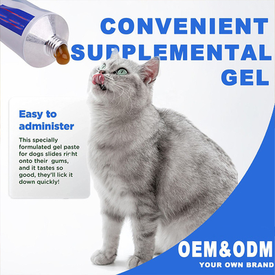 Le chien Cat Vitamins Minerals Healthy Care d'OEM&amp;ODM complètent le gel plus de nutrition de l'animal familier 120g