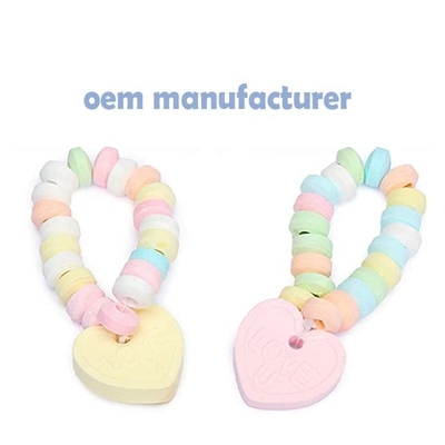 Bonbon à collier de bonbons à Vegan de sucrerie de Tablette d'OEM pour des enfants