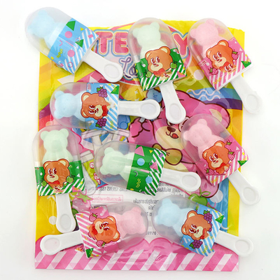 Sucette pressée en sac d'ours de nounours de sucrerie/OEM de sucrerie de sucette de tablette d'ours