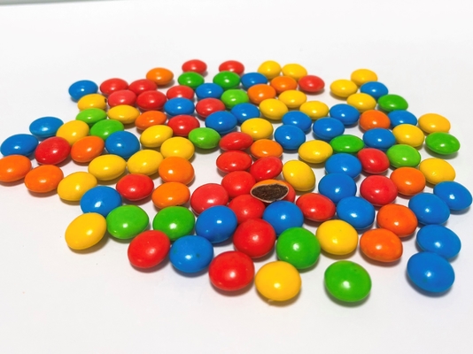 Bonbons enrobés de chocolat halal à faible teneur en gras trans