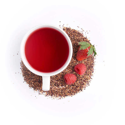 Et saine d'OEM thé de fruit de calme de framboise de fraise mis en sac par boisson fraîche