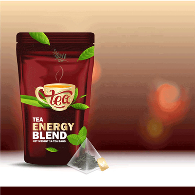 Thé organique de poussée de haute énergie de caféine d'OEM haut
