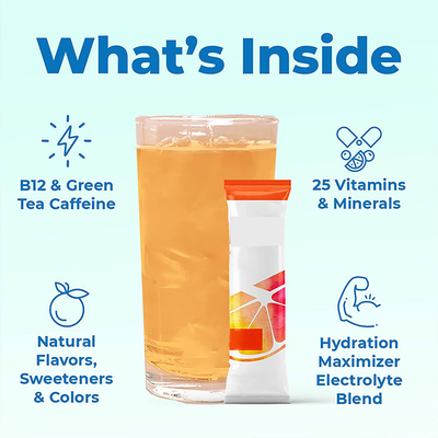 L'OEM que B12 a augmenté l'hydratation minérale antioxydante maximise la boisson solide de poudre mélangée de boisson d'électrolyte