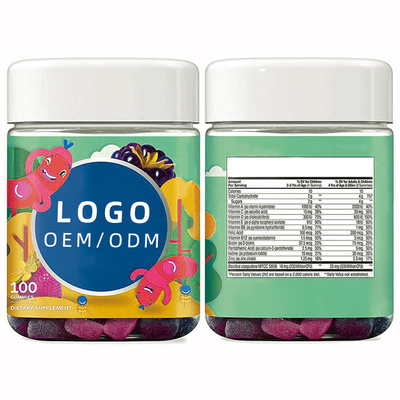 Propulseur immunisé des suppléments des enfants d'OEM de Multivitamins de soins de santé quotidiens nutritionnels de Gummies gommeux