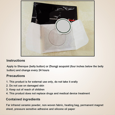 La thérapie de réadaptation fournit la protection instantanée de la chaleur de prostate de la chaleur de correction de correction menstruelle de fines herbes de soulagement de la douleur pour protéger les hommes