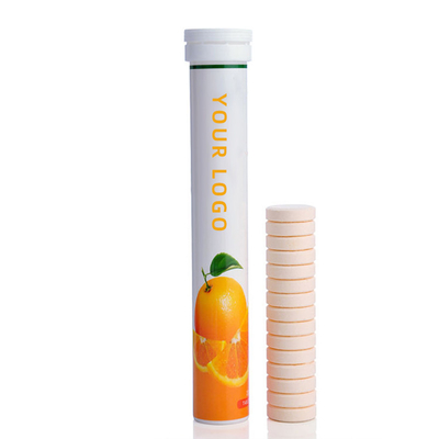 Tablette effervescente de vitamine C d'OEM de comprimé médicinal de GMP pour la peau blanche