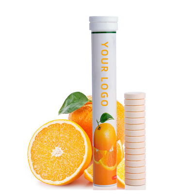 Tablette effervescente de vitamine C d'OEM de comprimé médicinal de GMP pour la peau blanche