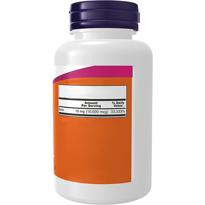 Les cheveux de biotine de marque de distributeur capsulent 10000 Tablettes de biotine de magnétocardiogramme pour les ongles sains de peau