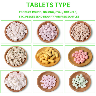 Tablettes masticables végétariennes de Multivitamin de santé de pilules d'OEM de catégorie comestible