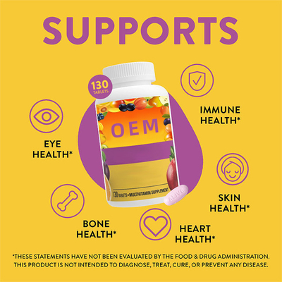 Vitamine de l'énergie des femmes de supplément de soins de la peau d'ongle de cheveux pour Brain And Memory
