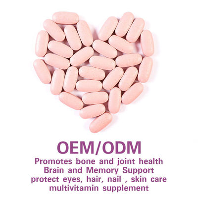 Vitamine de l'énergie des femmes de supplément de soins de la peau d'ongle de cheveux pour Brain And Memory