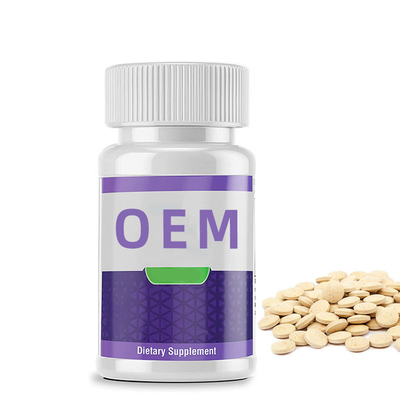 L'iode de potassium des Tablettes 65mg d'iode d'OEM d'ODM marque sur tablette des pilules de supplément d'iode de soutien thyroïde