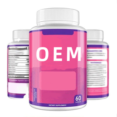 Supplément blanc de soins de santé de peau de capsule blanche nutritionnelle de suppléments de femmes de collagène d'ODM d'OEM