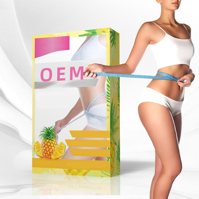 Saveur d'ananas de marque de distributeur de poudre de perte de poids de Detox de suppléments nutritionnels de femmes de soins de santé