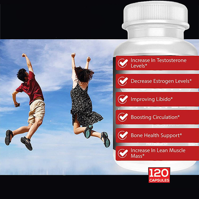 Herbal Horny Goat Weed Capsules de force supplémentaire Augmente les niveaux d' énergie des hommes