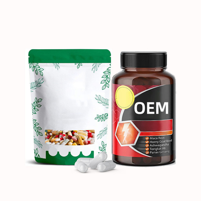 Supplément masculin Tribulus Terrestris Capsules avec étiquette privée